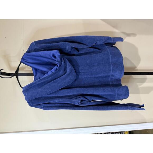 Eeyore XL Disney Blue Women's Zip-Up Hoodie with Embroidered Design - Picture 8 of 8